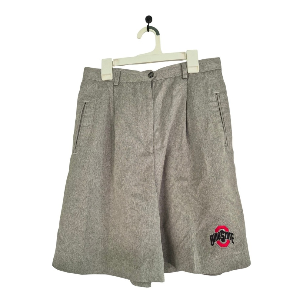 Vintage Ohio State Buckeyes Haley Sports Gray Athletic Shorts Women's Size 10